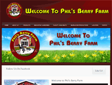 Tablet Screenshot of philsberryfarm.com